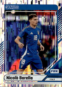 Nicolo Barella Italy Panini Donruss Soccer 2024/25 Silver #18