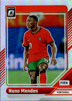 Nuno Mendes Portugal Panini Donruss Soccer 2024/25 Optic Holo Prizm #128
