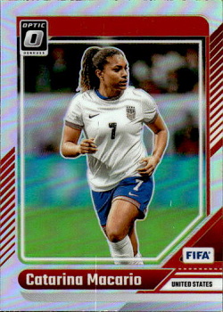 Catarina Macario USA Panini Donruss Soccer 2024/25 Optic Holo Prizm #167