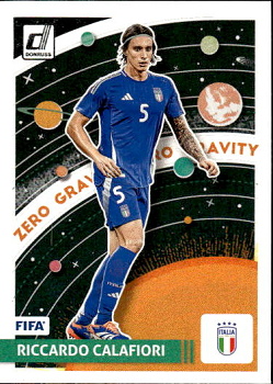Riccardo Calafiori Italy Panini Donruss Soccer 2024/25 Zero Gravity Silver #ZG19