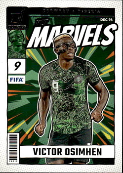 Victor Osimhen Nigeria Panini Donruss Soccer 2024/25 Net Marvels Silver #NM09