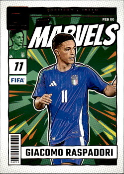 Giacomo Raspadori Italy Panini Donruss Soccer 2024/25 Net Marvels #NM11