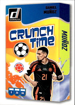 Daniel Munoz Colombia Panini Donruss Soccer 2024/25 Crunch Time #CT08