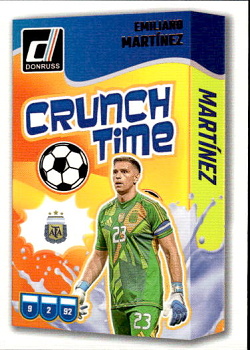 Emiliano Martinez Argentina Panini Donruss Soccer 2024/25 Crunch Time #CT19