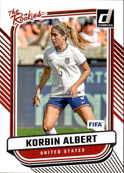 Korbin Albert USA Panini Donruss Soccer 2024/25 The Rookies #TR08
