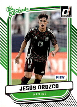 Jesus Orozco Mexico Panini Donruss Soccer 2024/25 The Rookies Silver #TR25