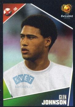 Glen Johnson England samolepka Panini UEFA EURO 2004 #122