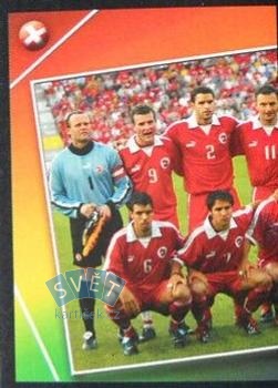 Team Photo Switzerland samolepka Panini UEFA EURO 2004 #135