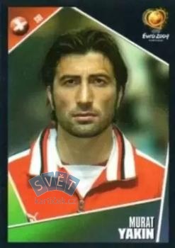 Murat Yakin Switzerland samolepka Panini UEFA EURO 2004 #141