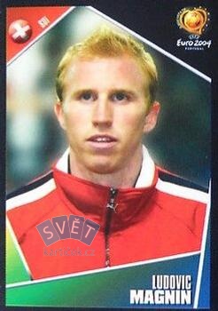 Ludovic Magnin Switzerland samolepka Panini UEFA EURO 2004 #144