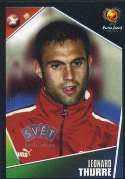 Leonard Thurre Switzerland samolepka Panini UEFA EURO 2004 #152