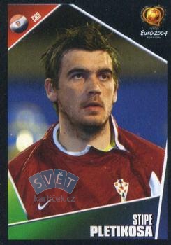 Stipe Pletikosa Croatia samolepka Panini UEFA EURO 2004 #159