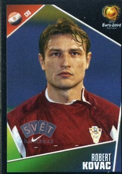 Robert Kovac Croatia samolepka Panini UEFA EURO 2004 #160