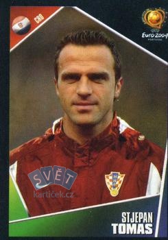 Stjepan Tomas Croatia samolepka Panini UEFA EURO 2004 #163