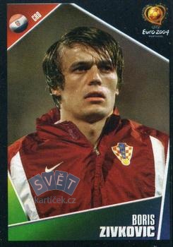 Boris Zivkovic Croatia samolepka Panini UEFA EURO 2004 #164