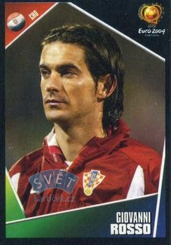 Giovanni Rosso Croatia samolepka Panini UEFA EURO 2004 #167