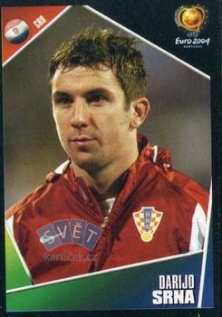 Darijo Srna Croatia samolepka Panini UEFA EURO 2004 #168