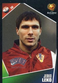 Jerko Leko Croatia samolepka Panini UEFA EURO 2004 #170