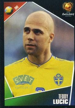 Teddy Lucic Sweden samolepka Panini UEFA EURO 2004 #185