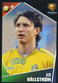 Kim Kallstrom Sweden samolepka Panini UEFA EURO 2004 #191