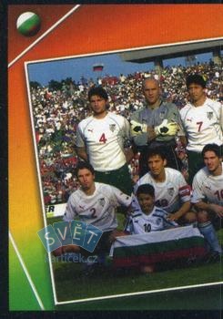 Team Photo Bulgaria samolepka Panini UEFA EURO 2004 #198