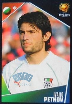 Ivailo Petkov Bulgaria samolepka Panini UEFA EURO 2004 #204