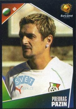 Predrag Pazin Bulgaria samolepka Panini UEFA EURO 2004 #207