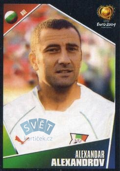 Alexandar Alexandrov Bulgaria samolepka Panini UEFA EURO 2004 #208