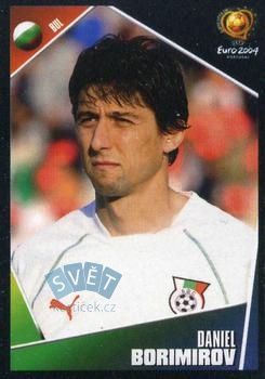 Daniel Borimirov Bulgaria samolepka Panini UEFA EURO 2004 #209