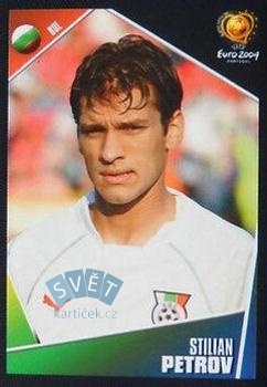 Stiliyan Petrov Bulgaria samolepka Panini UEFA EURO 2004 #212