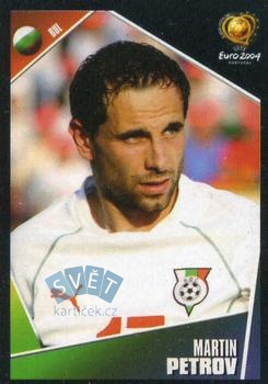 Martin Petrov Bulgaria samolepka Panini UEFA EURO 2004 #213
