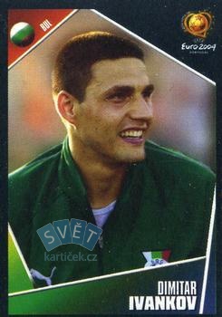 Dimitar Ivankov Bulgaria samolepka Panini UEFA EURO 2004 #218