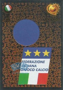 Team Emblem Italy samolepka Panini UEFA EURO 2004 #221