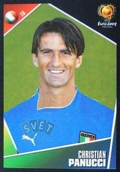 Christian Panucci Italy samolepka Panini UEFA EURO 2004 #225