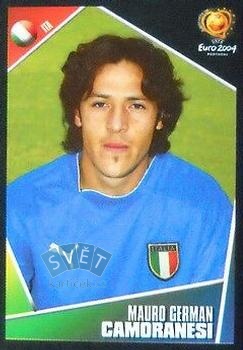 Mauro German Camoranesi Italy samolepka Panini UEFA EURO 2004 #229