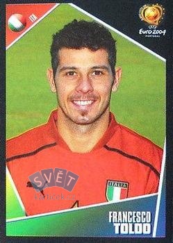 Francesco Toldo Italy samolepka Panini UEFA EURO 2004 #241