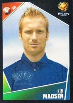 Kim Madsen Denmark samolepka Panini UEFA EURO 2004 #246