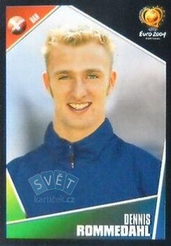 Dennis Rommedahl Denmark samolepka Panini UEFA EURO 2004 #249