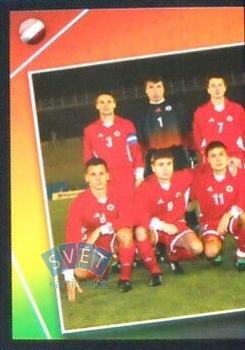 Team Photo Latvija samolepka Panini UEFA EURO 2004 #252