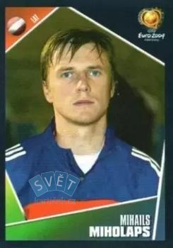 Mihails Miholaps Latvija samolepka Panini UEFA EURO 2004 #269