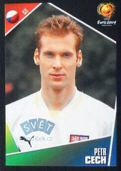 Petr Cech Czech Republic samolepka Panini UEFA EURO 2004 #274