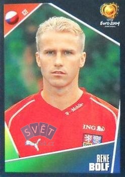 Rene Bolf Czech Republic samolepka Panini UEFA EURO 2004 #275