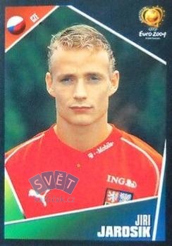 Jiri Jarosik Czech Republic samolepka Panini UEFA EURO 2004 #287