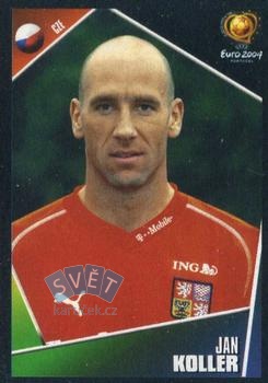 Jan Koller Czech Republic samolepka Panini UEFA EURO 2004 #289