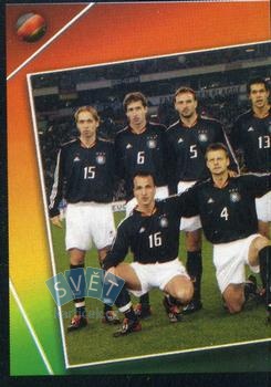 Team Photo Germany samolepka Panini UEFA EURO 2004 #294