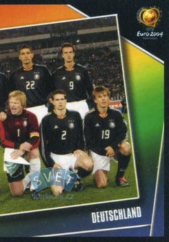 Team Photo Germany samolepka Panini UEFA EURO 2004 #295