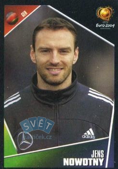 Jens Nowotny Germany samolepka Panini UEFA EURO 2004 #298