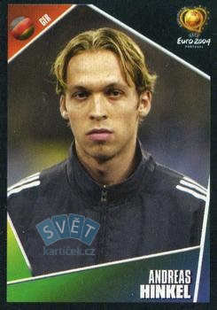 Andreas Hinkel Germany samolepka Panini UEFA EURO 2004 #300