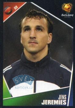 Jens Jeremies Germany samolepka Panini UEFA EURO 2004 #303