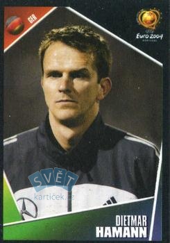 Dietmar Hamann Germany samolepka Panini UEFA EURO 2004 #310